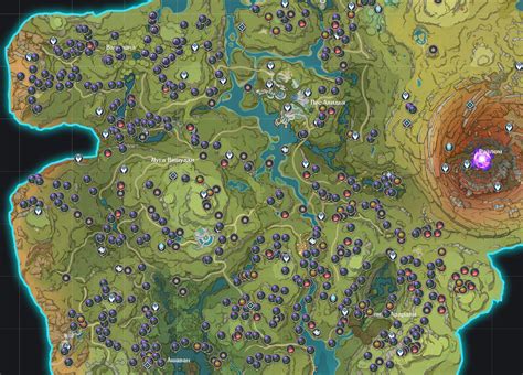 интерактивная карта геншин сундуки
